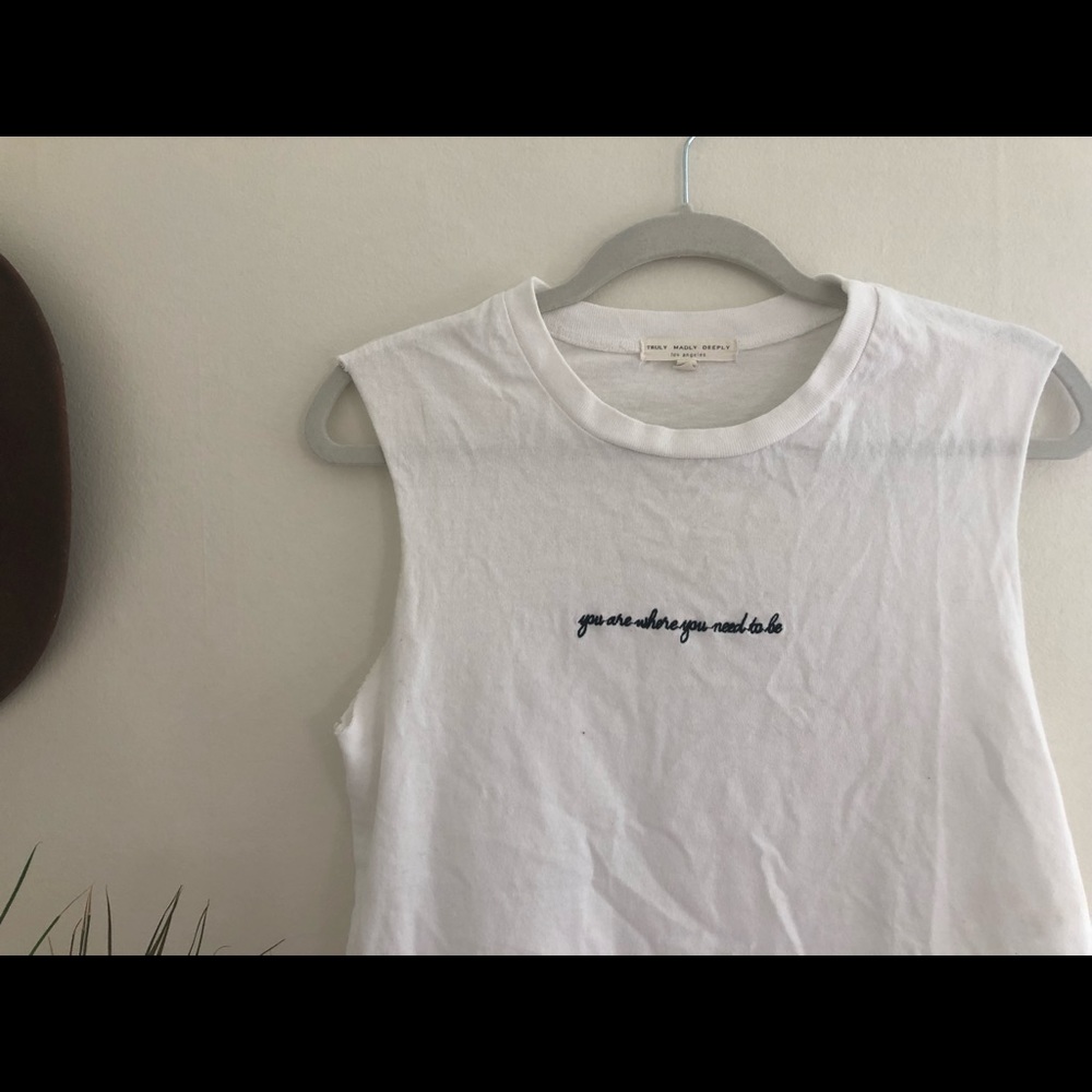Urban Outfitters lettered cut off